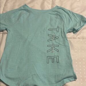 Athletic Works Aqua Short Sleeve Tee